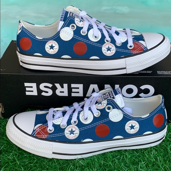 CONVERSE CTAS OX COURT BLUE/UNIVERSITY RED WMNS - Picture 6 of 16